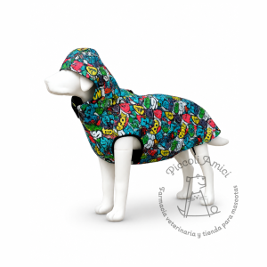 Impermeable. Urban multicolor. M-pets